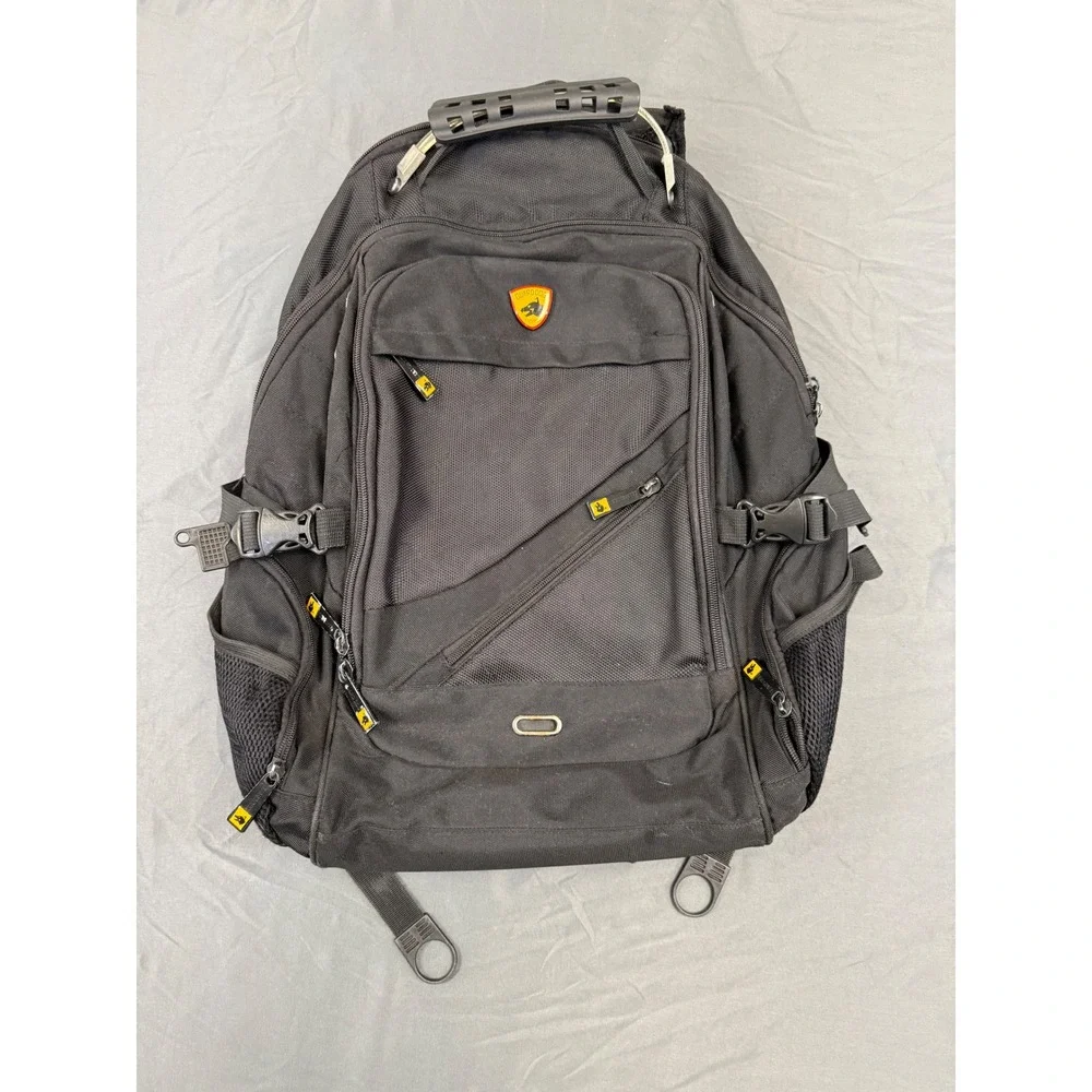 Guard Dog Black Ballistic Nylon Tactical Laptop Backpack Reinforced Handle *Read